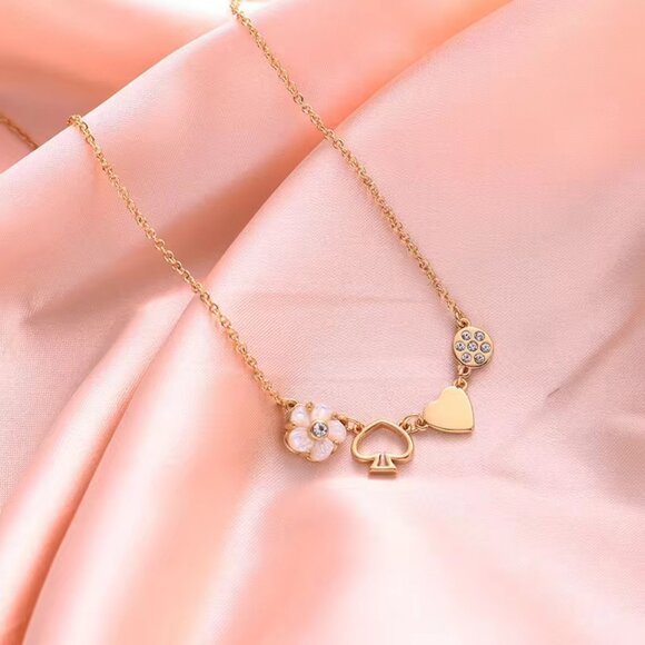 Kate Spade Mini Things Row Necklace - Picture 1 of 11